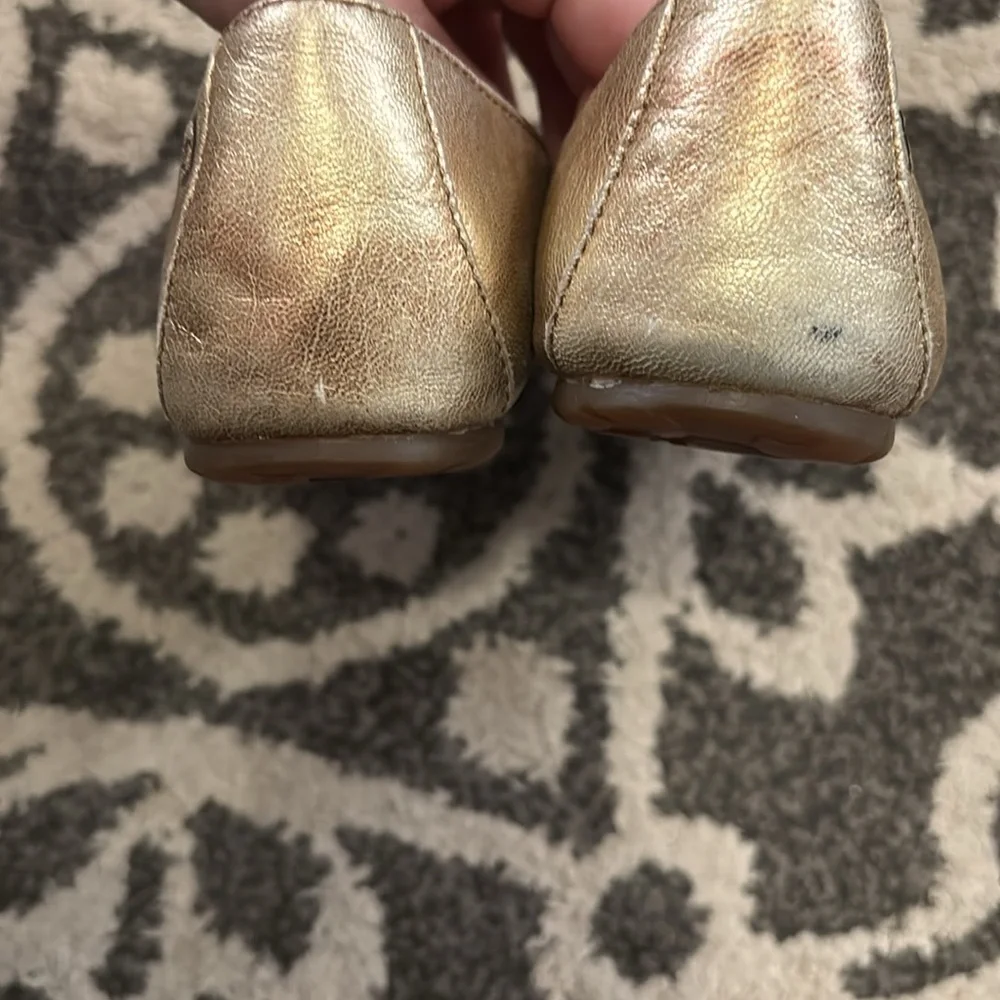 Born Gold Genuine Leather Flats - Picture 6 of 7